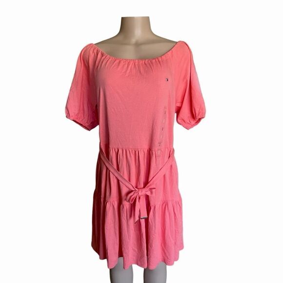 NWT- Tommy Hilfiger Women's Peasant Dress - Picture 2 of 7